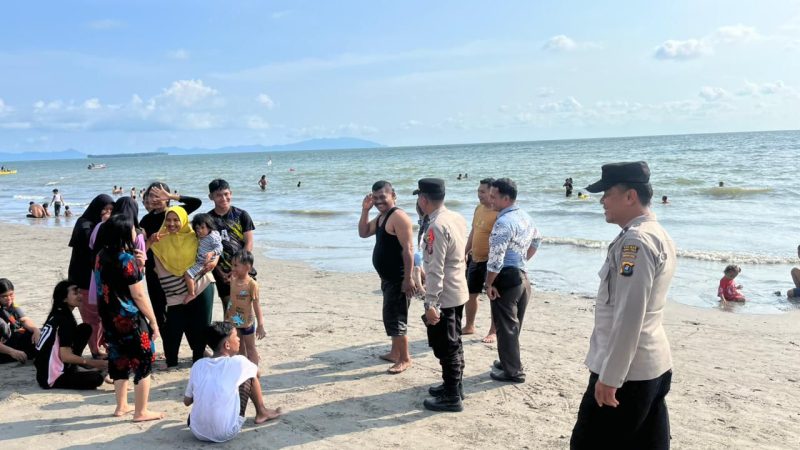 Amankan Libur Lebaran 2026, Polres Tapteng Menerjunkan 77 Personel di Beberapa Tempat Objek Wisata