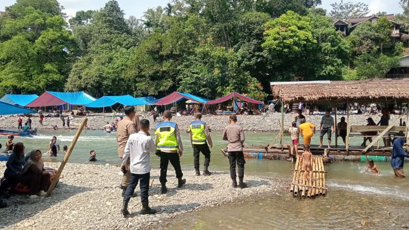 Polri Gelar Sosialisasi Keselamatan di Tangkahan, Perkuat Pengamanan Lebaran 2026