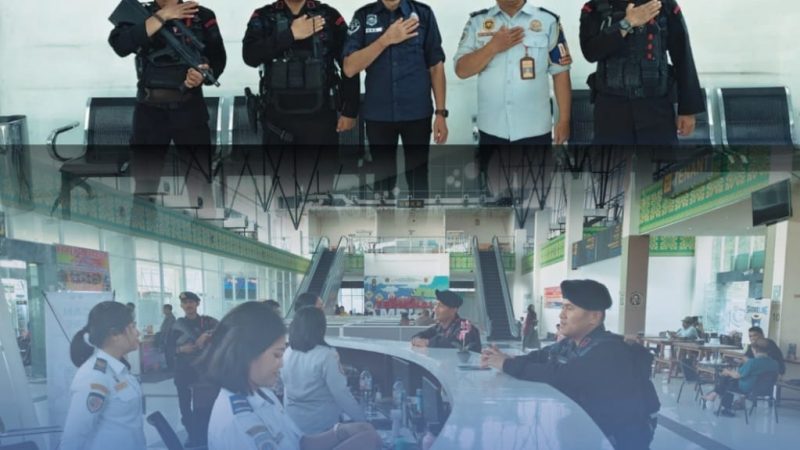 Brimob Polda Sumut Perketat Pengawasan Arus Mudik dan Balik di Terminal Amplas
