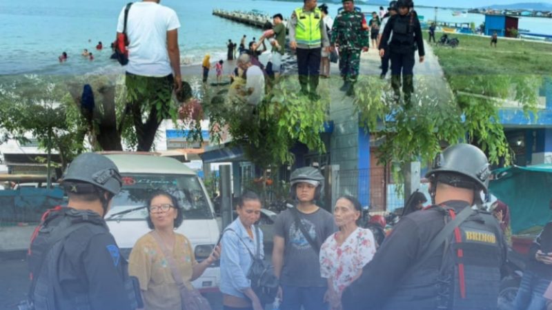 Brimob Polda Sumut Hadir Bukan Sekadar Mengamankan, Tapi Juga Menenangkan Masyarakat Sibolga