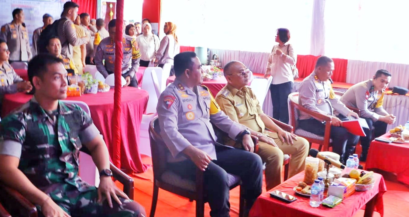 Bupati Simalungun Dampingi Kapoldasu Ikuti Kegiatan Anev Sitkamtibmas dan Monitoring Pelayanan Idul Fitri 1447 H