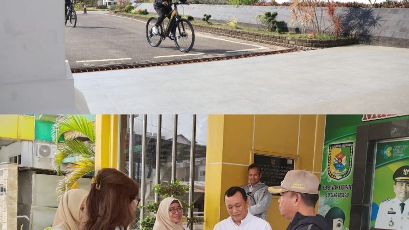 Hari Pertama Kerja Gowes ke Kantor, Bupati Sergai Ajak ASN Peduli Lingkungan dan Pelayanan Publik