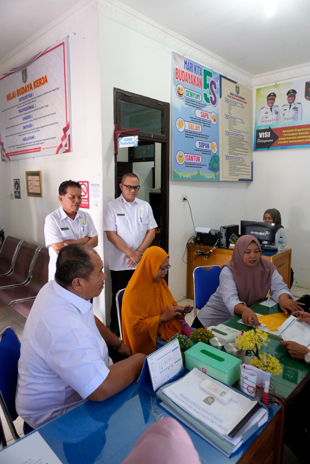 Pasca Lebaran, Bupati Dan Wakil Bupati Asahan Tinjau Langsung Pelayanan Publik