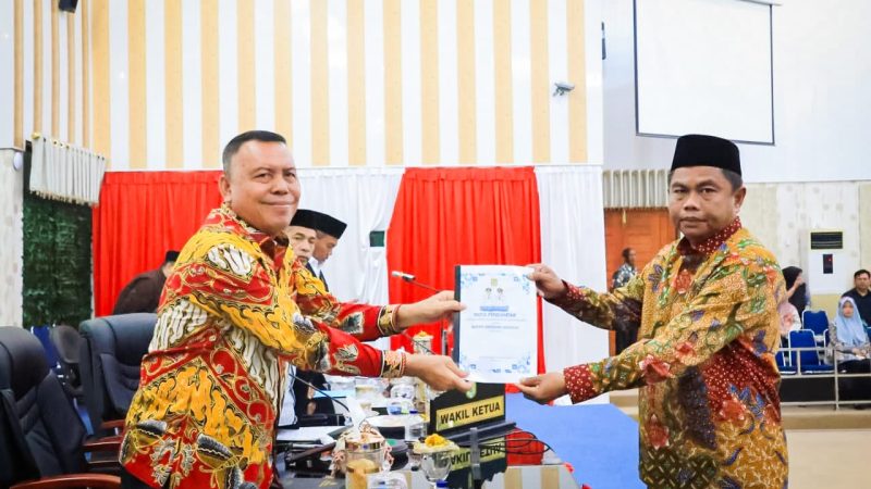 Bupati Darma Wijaya Sampaikan LKPJ 2025 Pada Rapat Paripurna DPRD Sergai, IPM Sergai Meningkat Signifikan