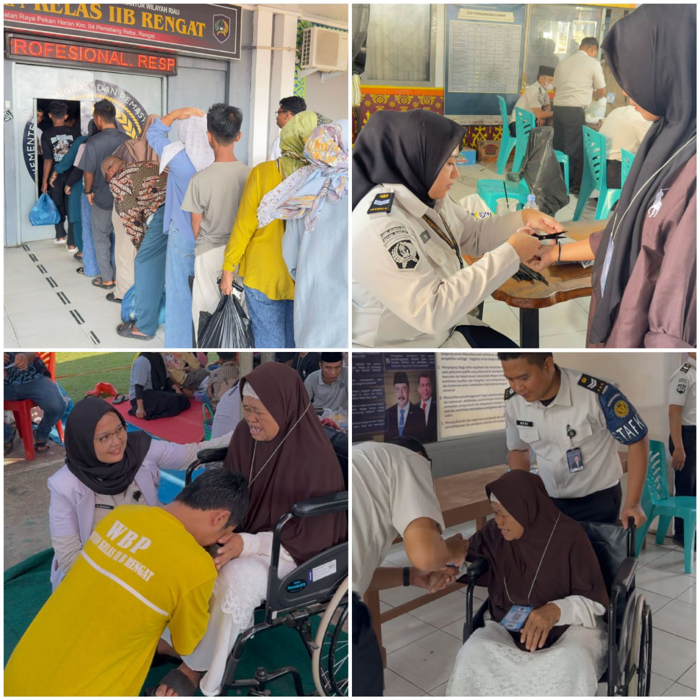 Hari Raya Idul Fitri, Layanan Pengunjung Rutan Rengat  Berlangsung Aman 