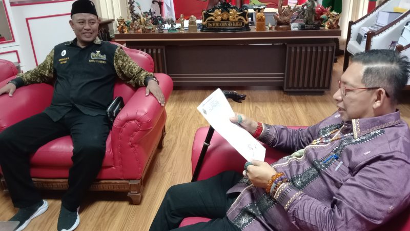 Audiensi ke Ketua DPRD Medan, Ketum Pujakatarub Sampaikan Agenda Pelantikan dan Kunjungan Nasional