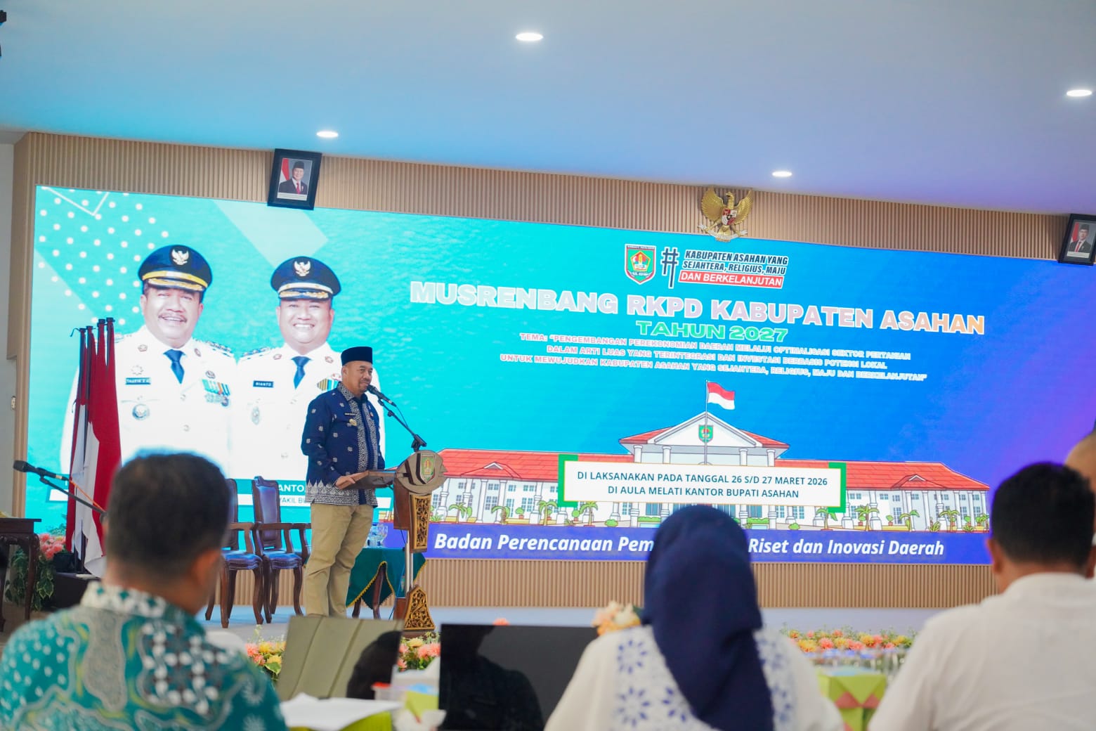 Dorong Sinergi Pembangunan Antarwilayah, Bupati Baharuddin Siagian Hadiri Musrenbang RKPD Kabupaten Asahan 2027