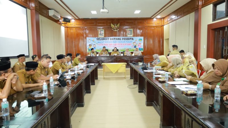 Wakil Bupati Aceh Barat, Said Fadheil, SH, Membuka Rapat Gugus Tugas Kabupaten Layak Anak (KLA) Tahun 2026