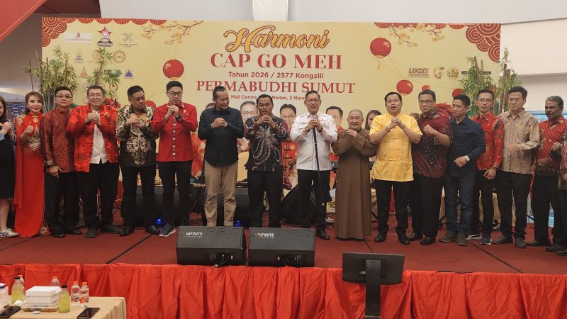 Meriah, Ribuan Masyarakat Hadiri Acara Harmoni Cap Go Meh 2577 Kongzili di Mall Center Point, Permabudhi Sumut Gaungkan Semangat Kebersamaan