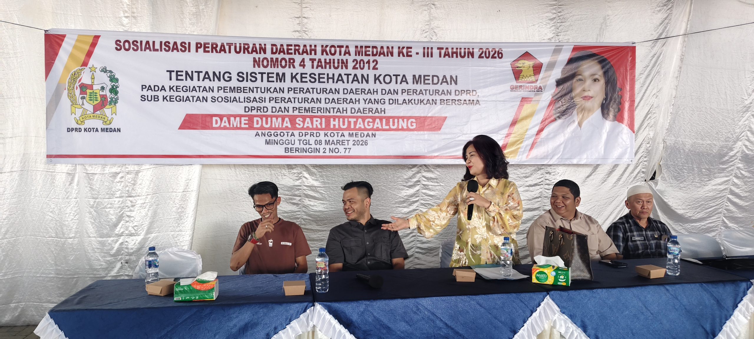 Duma Hutagalung Sosperda Sesi II Tentang Sistem Kesehatan, Warga Diingatkan Soal BPJS PBI dan UHC