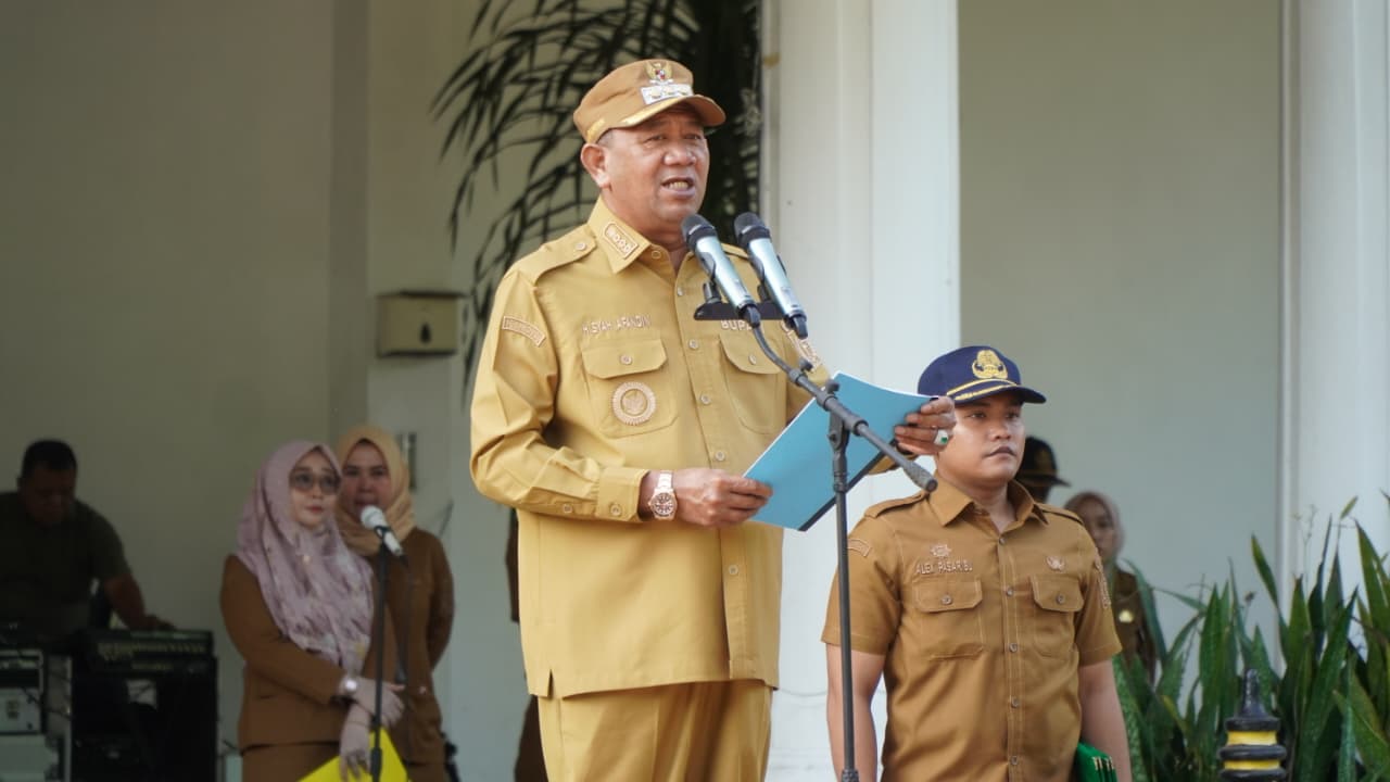 Halal bi halal Pemkab Syah Afandin, Ajak Perkuat Sinergi Bangun Langkat