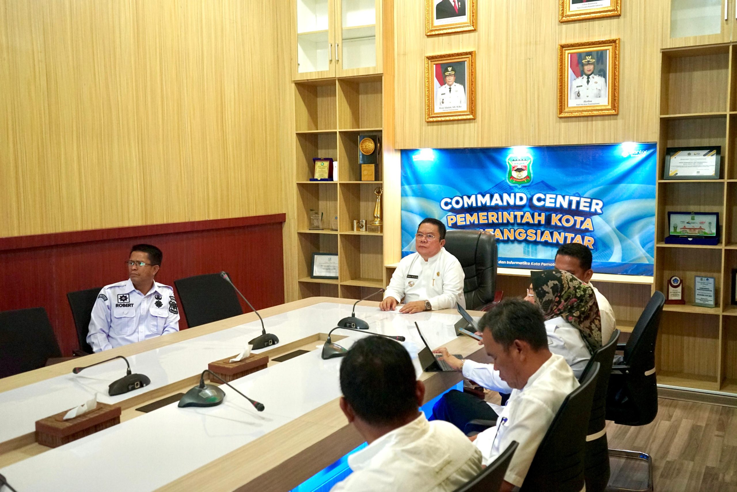 Wali Kota Pematangsiantar Ikuti Zoom Meeting Pembukaan Kegiatan Penilaian Presentasi Kepala Daerah yang Digelar BSKDN Kemendagri