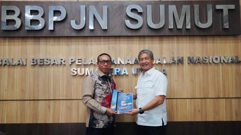 Percepat Penanganan Banjir dan Konektivitas Antar-Kabupaten, Bupati Taput Temui Kepala BBPJN Sumut