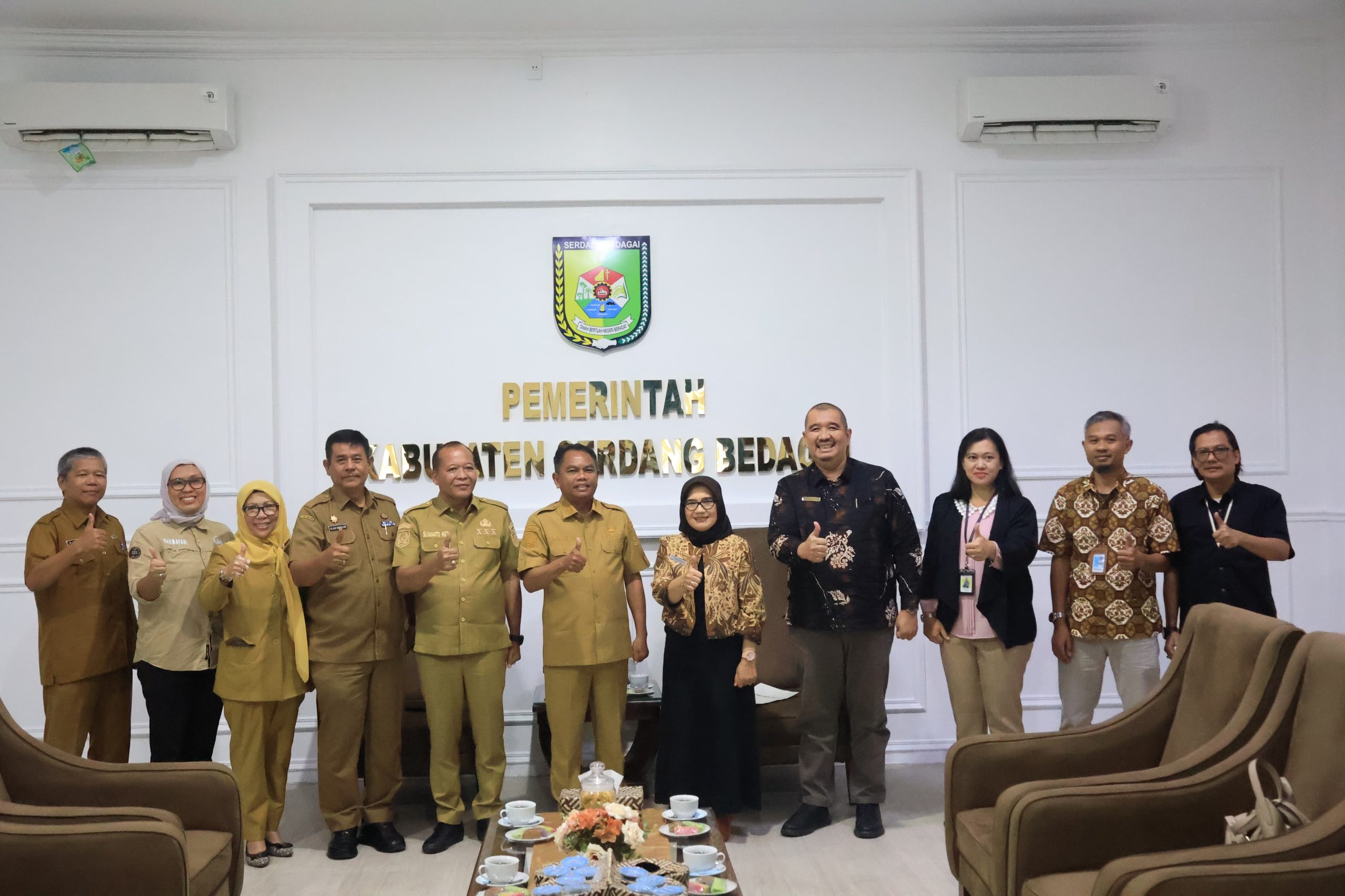 Genjot PAD, Bupati Sergai Perkuat Sinergi dengan KPP Pratama Tebing Tinggi