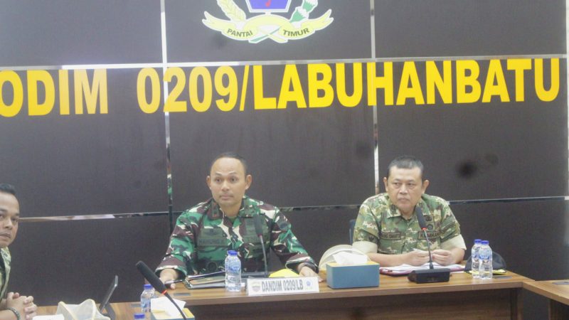 Dandim 0209/LB Beserta Tim Kemenhan Tinjau Lahan IP4T PTPN III Pembentukan Yonif TP 956/SBA