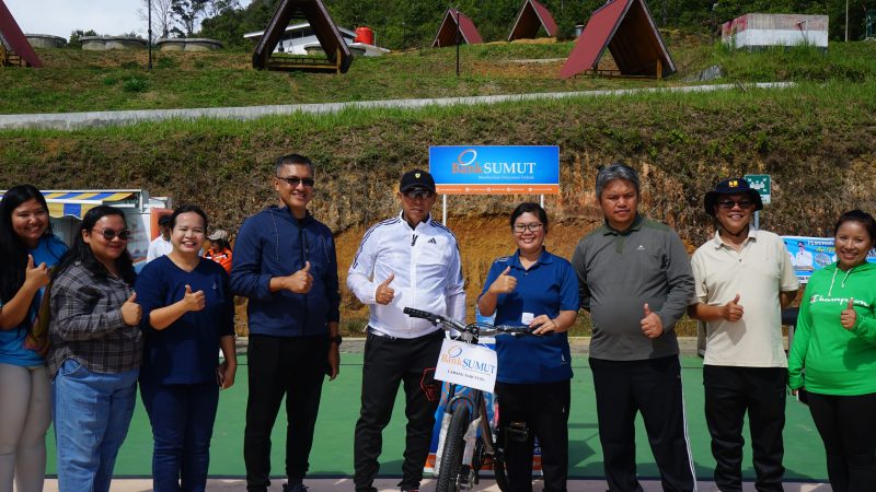 Pimpin Senam Bersama ASN, Bupati Taput Tekankan disiplin ASN dan Optimalisasi Aset