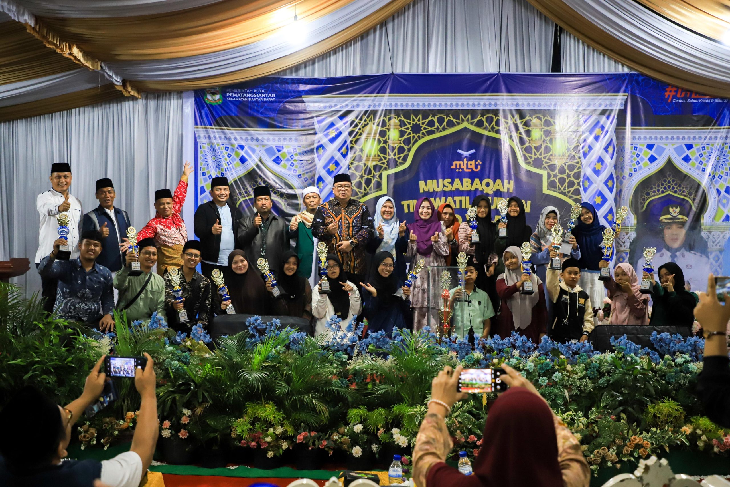 Wali Kota Wesly Silalahi Diwakili Asisten Administrasi Umum Setdako Tutup MTQN Tingkat Kecamatan Siantar Barat