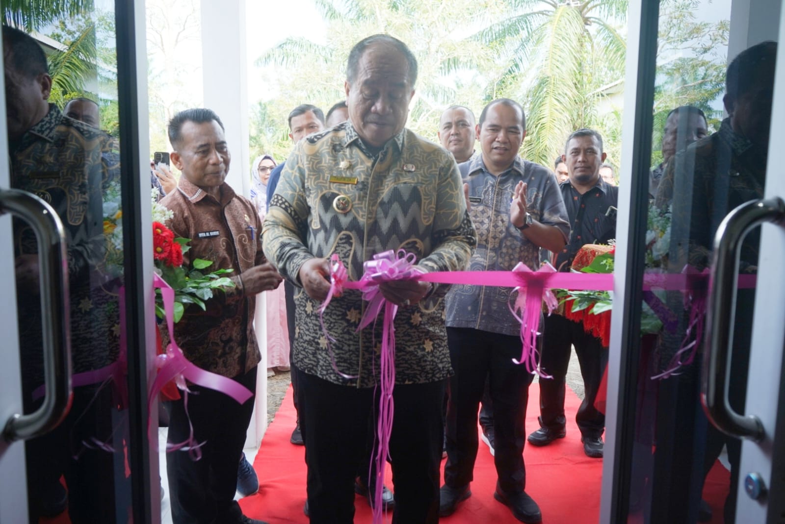 Bupati Asahan Meresmikan Studio Podcast “ASAHAN CERDAS” Dinas Pendidikan Kab Asahan Dan Halal Bihalal