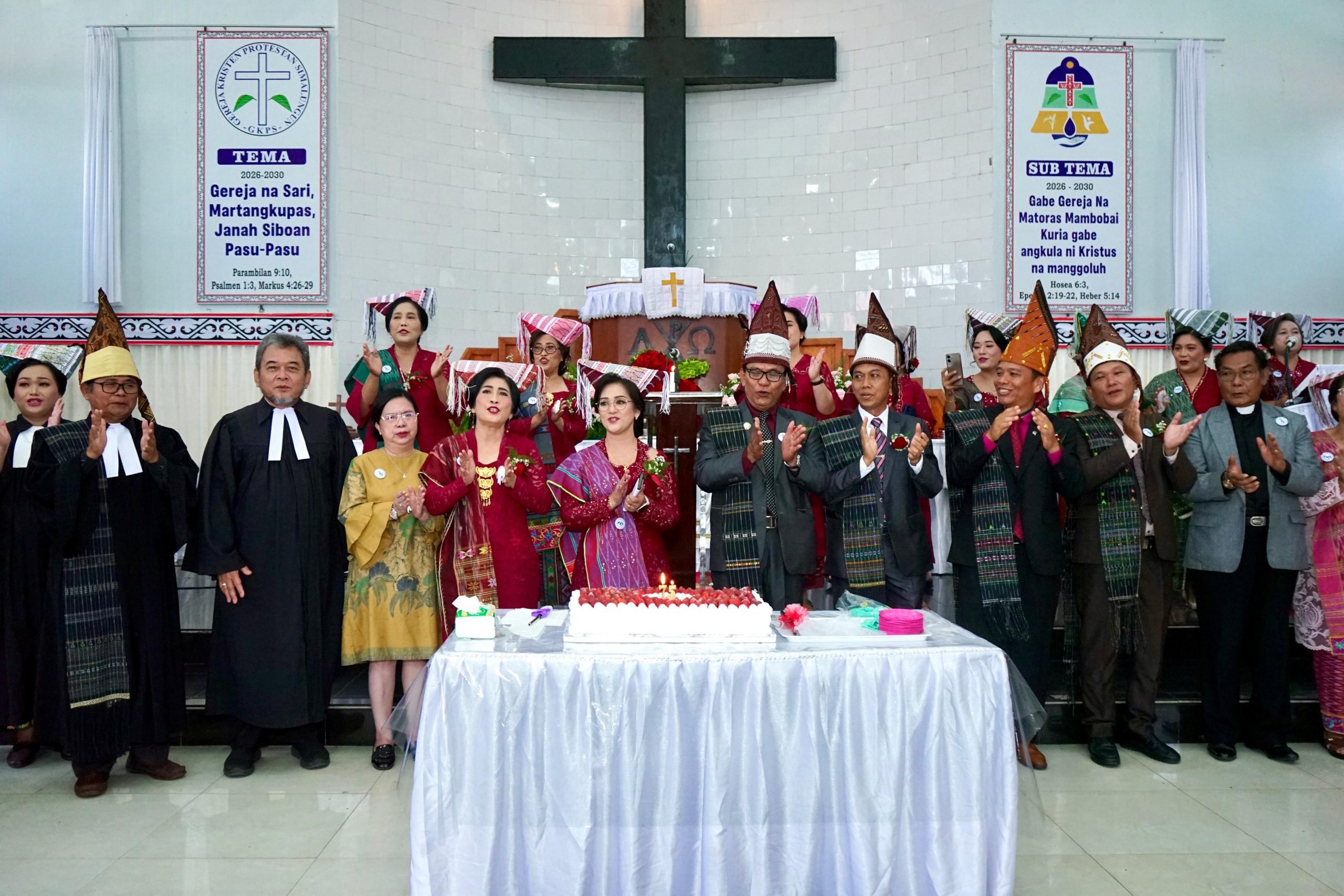 Wali Kota Pematangsiantar Diwakili Staf Ahli Bidang Pemerintahan Hadiri Pesta Jubileum GKPS Jalan Sudirman