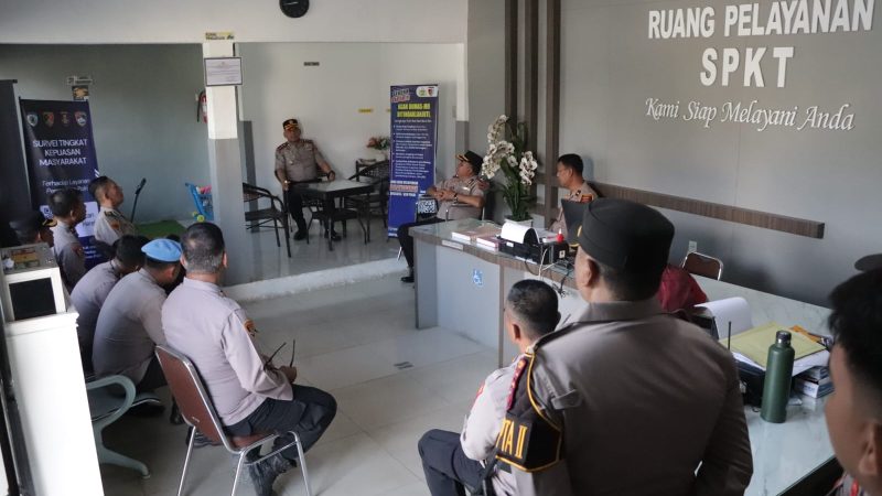 Kapolres Sergai Lakukan Pengecekan Ruang Call Center 110, SPKT dan Penjagaan Samapta