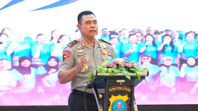 Kapolda Sumut Lepas Kontingen Kemala Run 2026 ke Bali, Tekankan Sportivitas dan Soliditas Keluarga Besar Polri