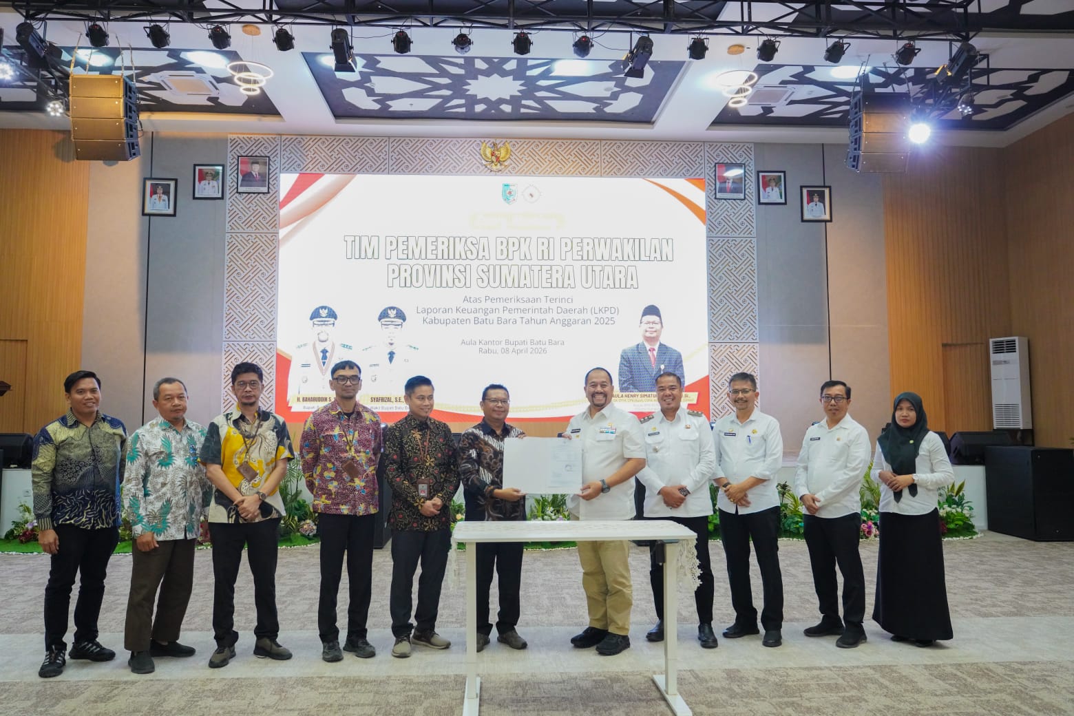 Bupati Baharuddin Siagian Sambut Entry Meeting Pemeriksaan Terinci LKPD oleh BPK Perwakilan Sumut