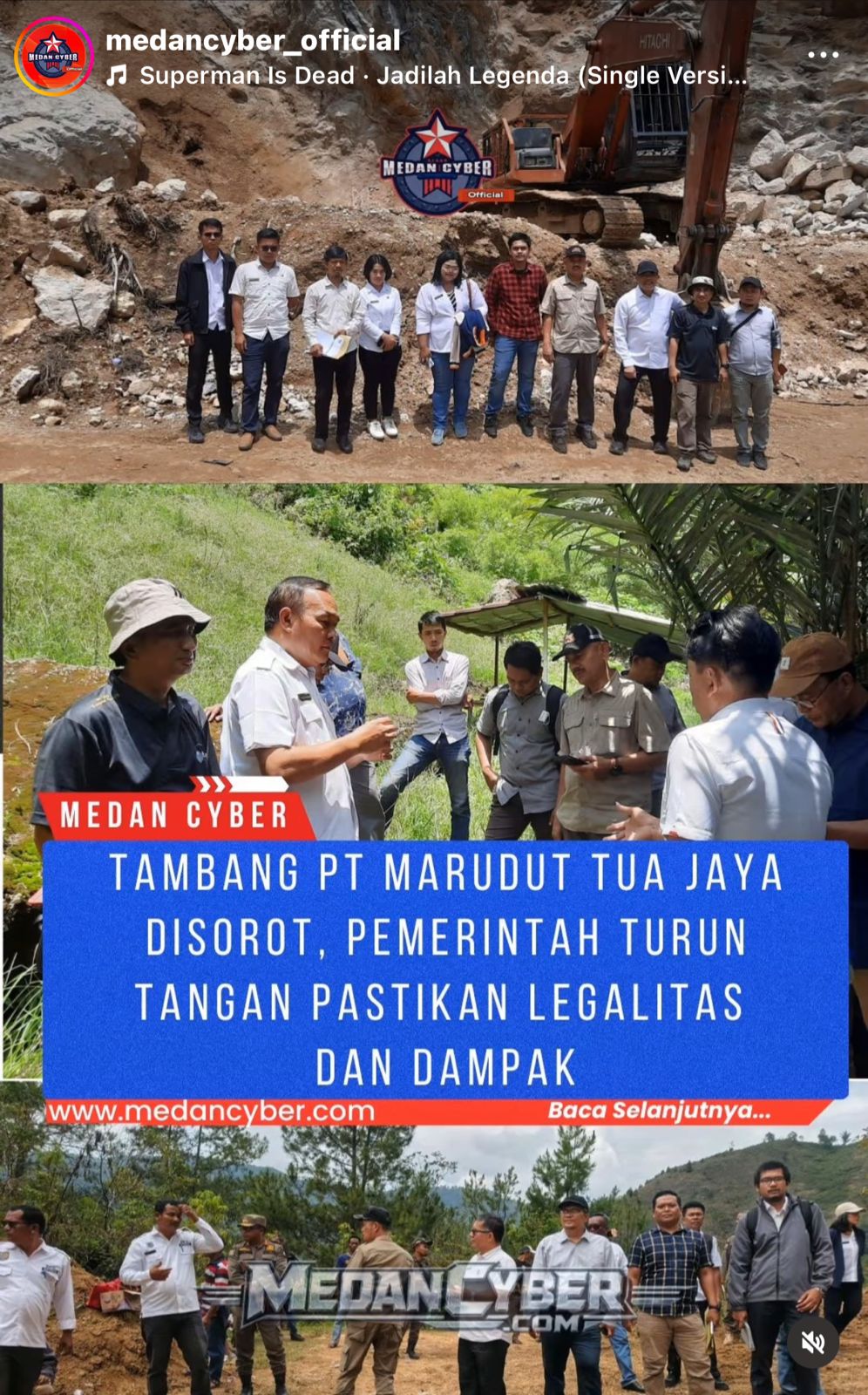 Turun ke Lapangan, Pemprov Verifikasi Tambang PT Marudut Tua Jaya di Toba