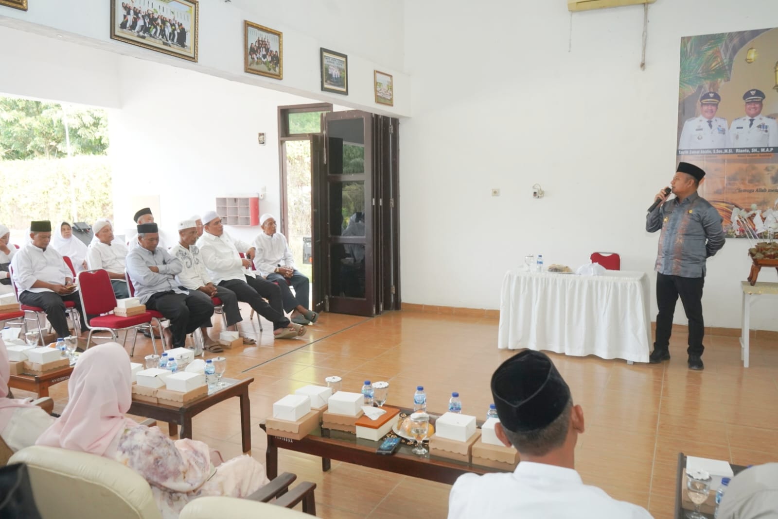 Wakil Bupati Asahan Hadiri Acara Walimatul Safar Dan Tepung Tawar Haji