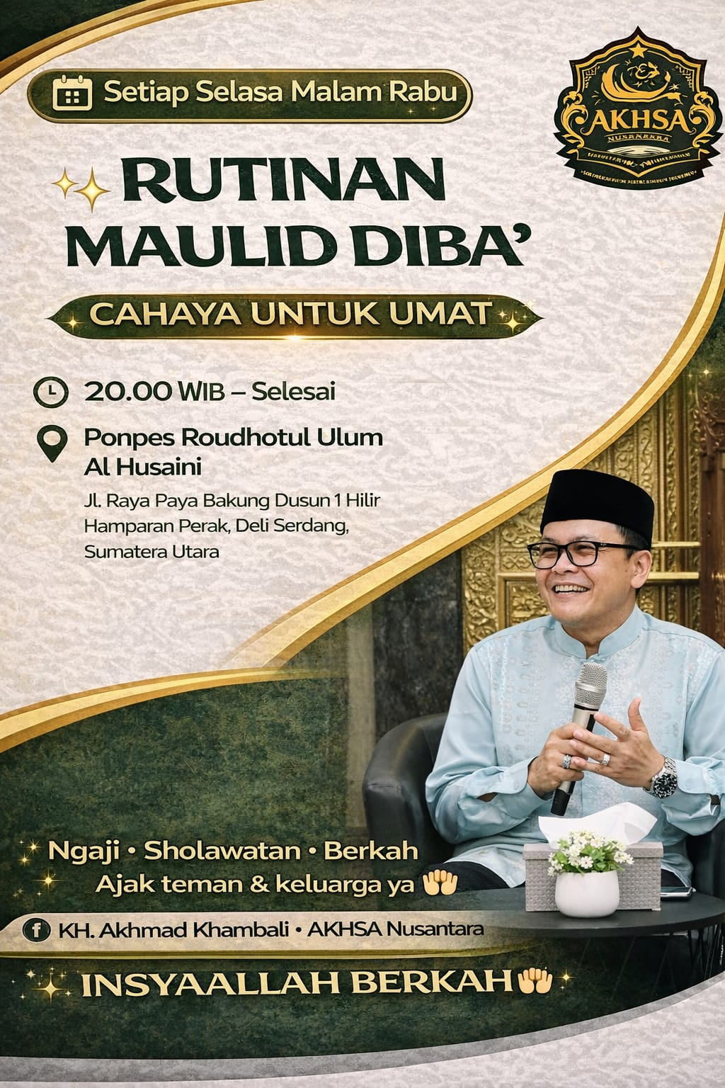 Majlis Sholawat Akhsa Nusantara Menggelar Pembacaan Maulid M