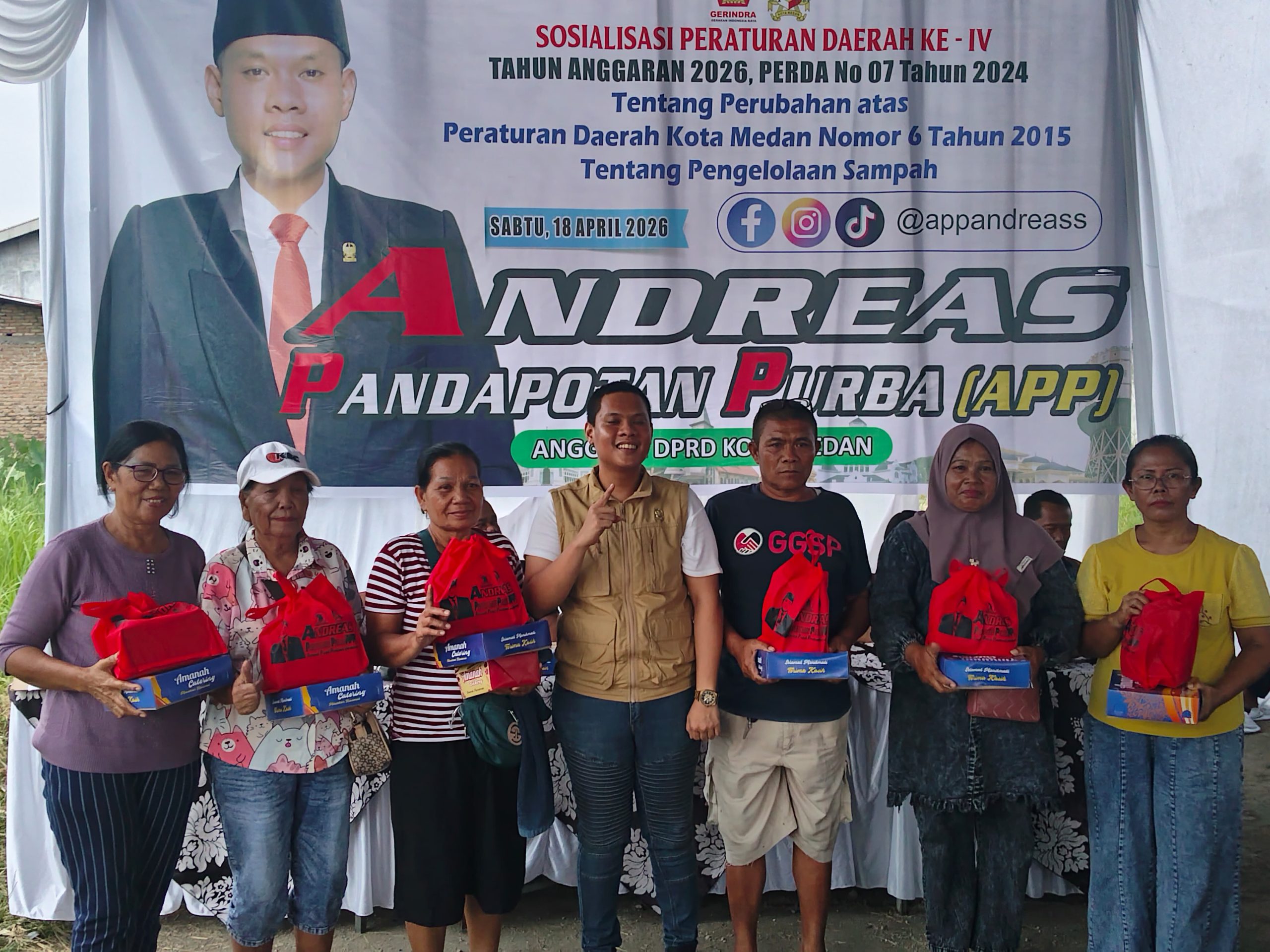 Andreas Pandapotan Purba (APP) Ajak Masyarakat Jaga Keberaihan dan Kelola Sampah Dengan Baik