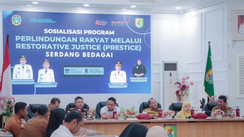 Perkuat Keadilan Humanis, Pemkab Sergai Sosialisasikan Program PRESTICE