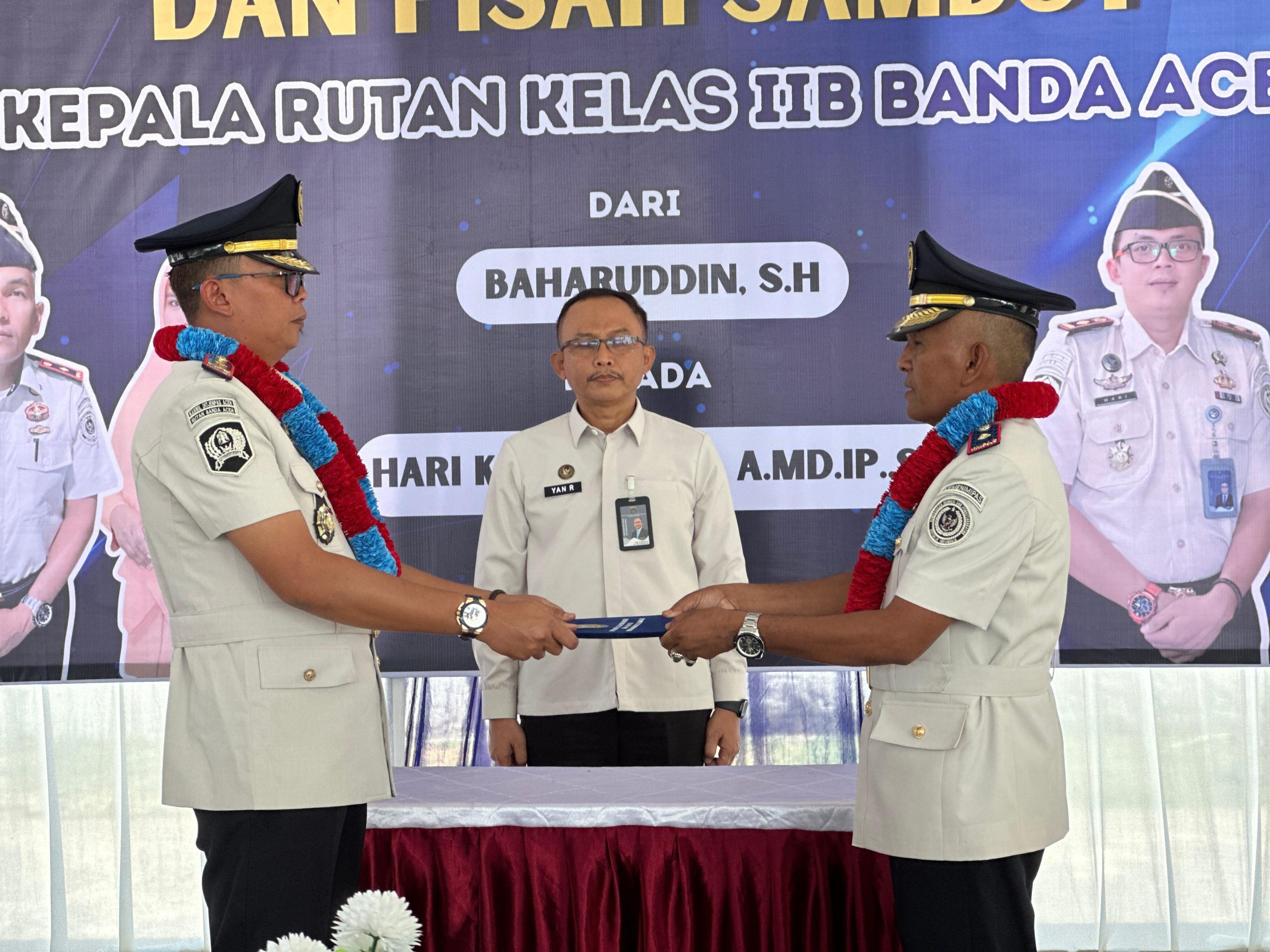 Sertijab Karutan Banda Aceh, Kakanwil Ditjenpas Aceh Ajak Karutan Baru Hadirkan Inovasi