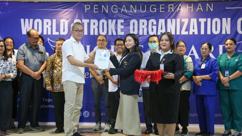 Wali Kota Pematangsiantar Diwakili Asisten Administrasi Umum Setdako Hadiri acara Penganugerahan World Stroke Organization (WSO) Angels Award RS Murni Teguh Horas Insani