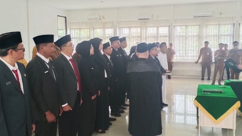 Lantik KUPT Puskesmas, Sekda Inhu : Perkuat Layanan Masyarakat