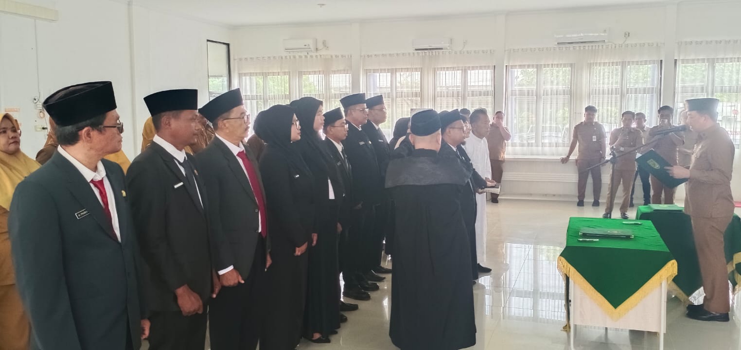 Lantik KUPT Puskesmas, Sekda Inhu : Perkuat Layanan Masyarakat