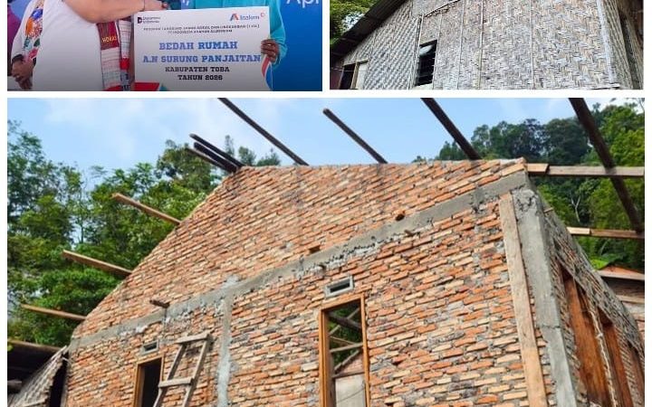 Program TJSL Bedah Rumah, Inalum Hadirkan. Tempat Tinggal Layak Huni di Paritohan