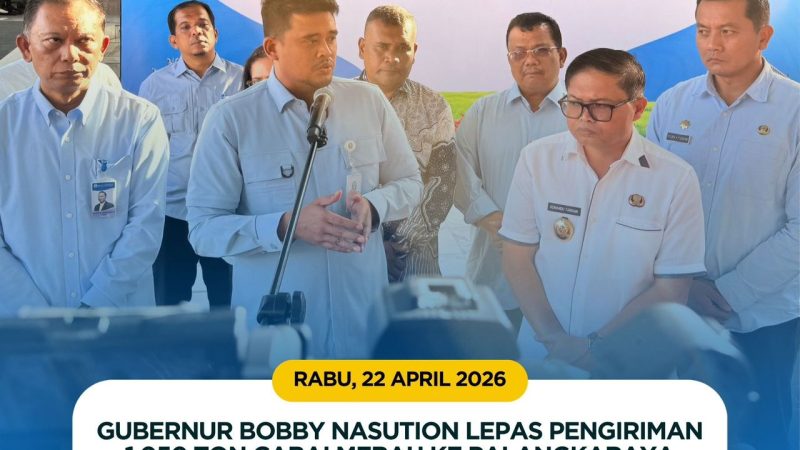 Pemprovsu Kirim Sebanyak 1,05 Ton Cabai Merah Keriting dari Karo ke Palangka Raya