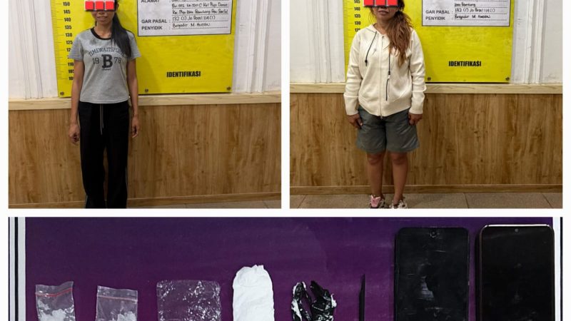 Satresnarkoba Polrestabes Palembang Bekuk Dua Tersangka Di Dua TKP Berbeda