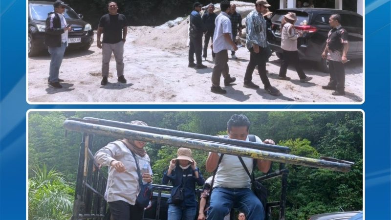 Dinas Perindag ESDM Sumut Tinjau Lapangan Permohonan WIUP CV Pasir Buluraya di Simalungun