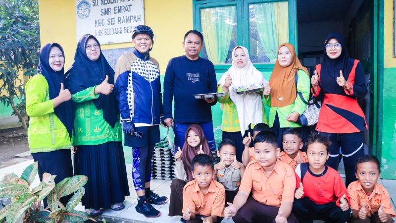 Bupati dan Wabup Sergai Tinjau Program MBG di SDN 104298 Simpang Empat