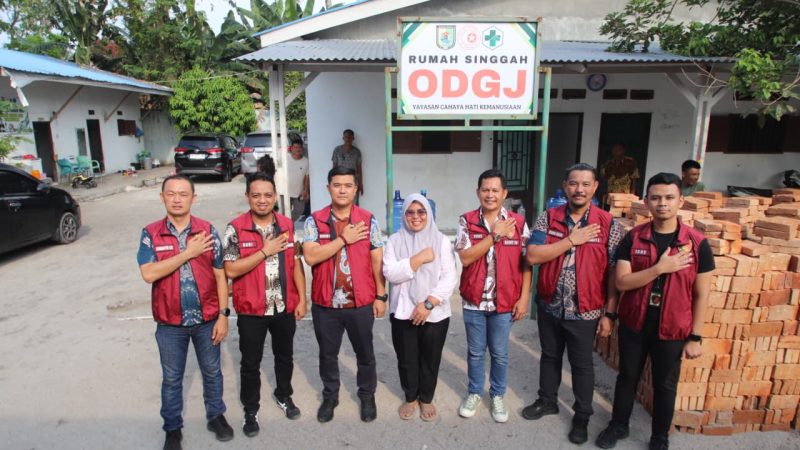 Satreskrim Polres Sergai Lakukan Anjangsana di Rumah Singgah ODGJ Yayasan Cahaya Hati Kemanusiaan