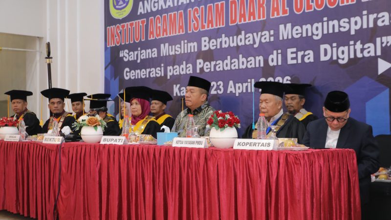 Bupati Asahan Hadiri Wisuda Sarjana Angkatan XXXV IAIDU Asahan