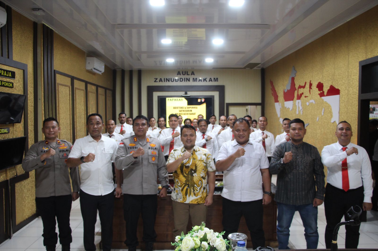 Penguatan Profesionalitas Penyidik, Dir Reskrimum Polda Aceh Supervisi Kinerja Reskrim Polres Aceh Barat