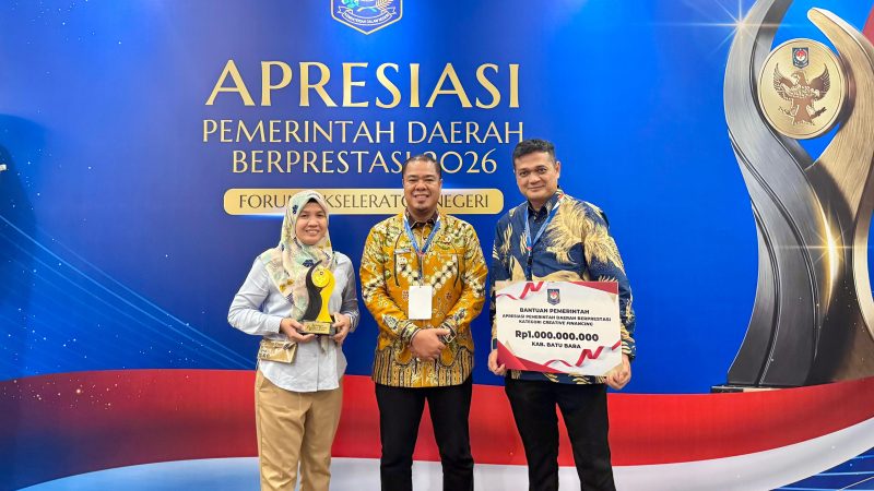Pemkab Batu Bara Raih Juara III Creative Financing pada Ajang Apresiasi Pemerintah Daerah Berprestasi 2026