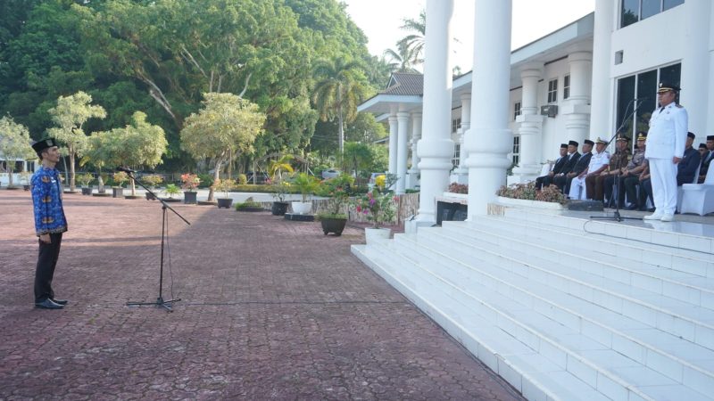 Wakil Bupati Asahan Pimpin Upacara Hari Otonomi Daerah XXX Tahun 2026″, Senin, 27 April 2026