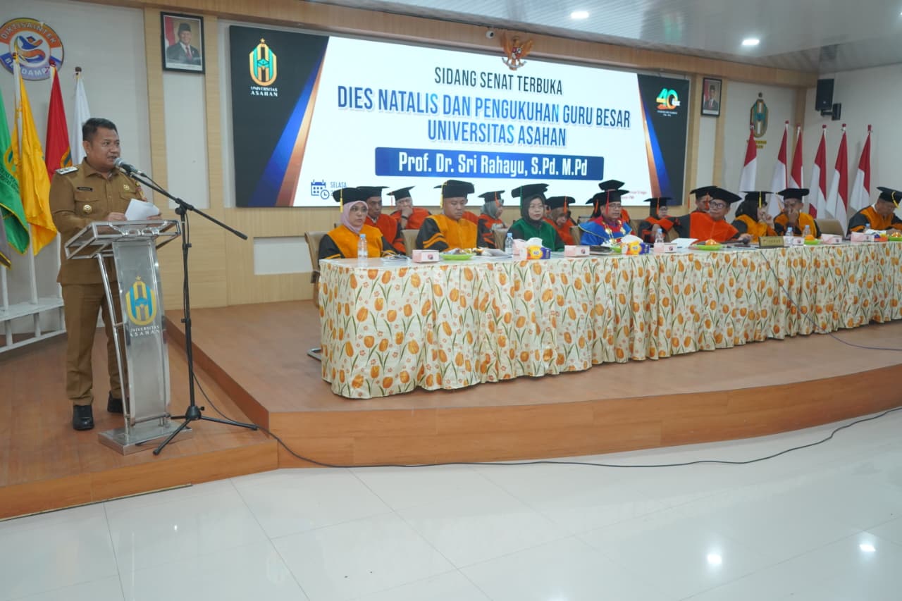 Dies Natalis Ke-40 Universitas Asahan Dan Pengukuhan Guru Besar