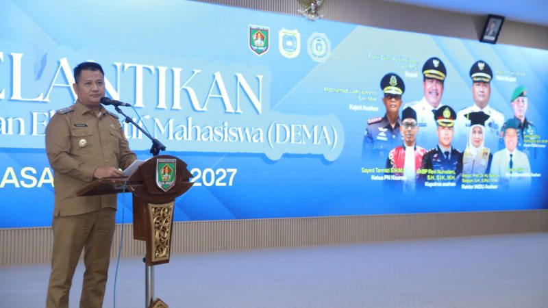 Wakil Bupati Asahan Hadiri Pelantikan Dewan Eksekutif Mahasiswa(DEMA) IAIDU Asahan Tahun 2026-2027