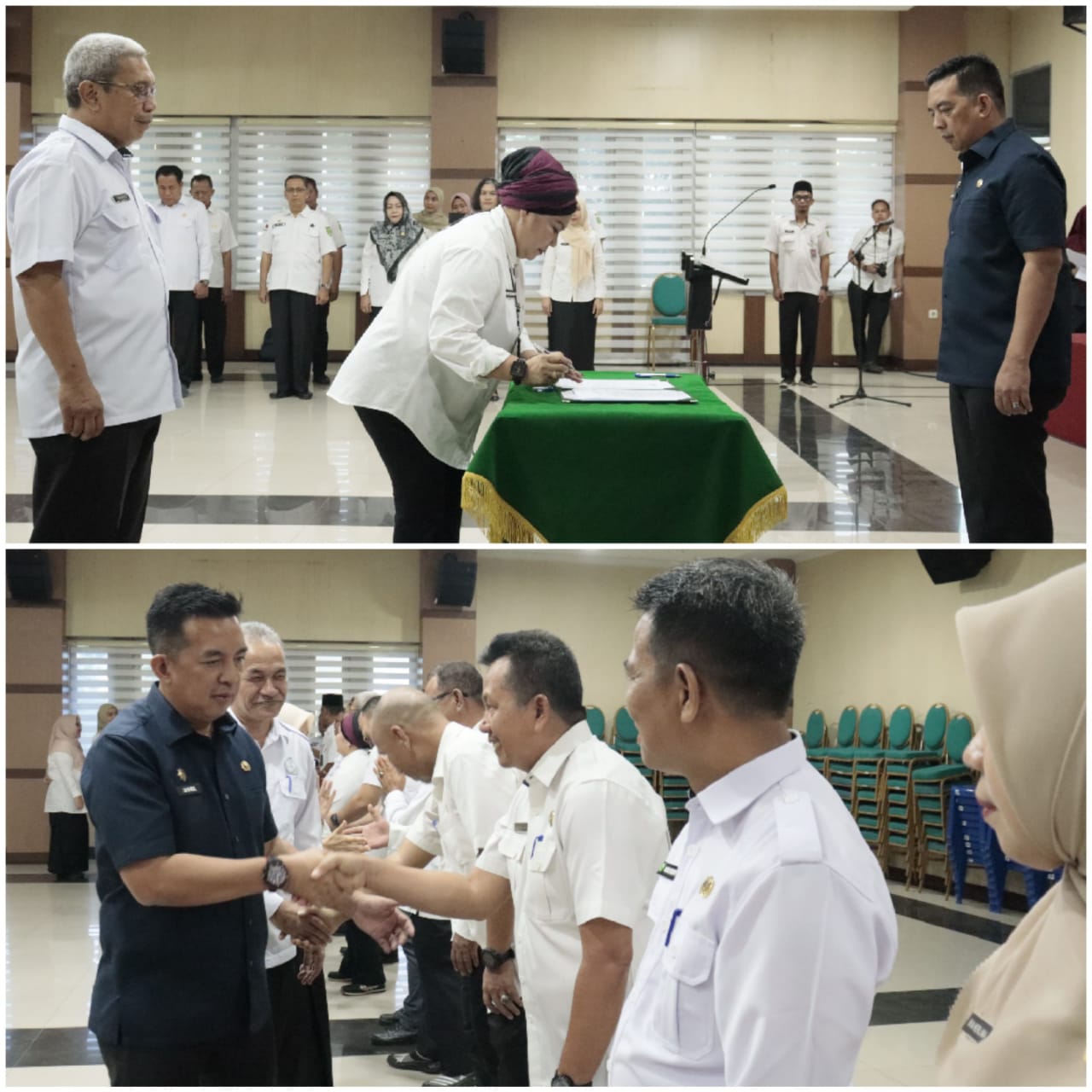 Serah Terima Jabatan,  Sekda Inhu : Perangkat Daerah Agar Berinovasi dan Trobosan Baru Untuk Kemajuan Inhu