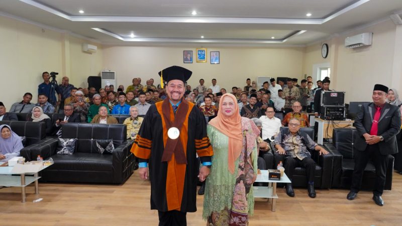 Komitmen Tingkatkan Kualitas SDM, Bupati Baharuddin Siagian Raih Gelar Doktor di UINSU