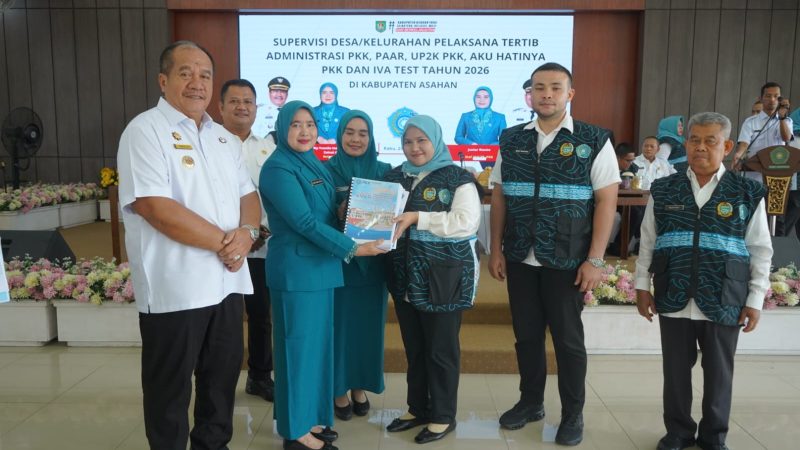 Bupati Asahan Terima Tim Supervisi Desa/Kelurahan Percontohan Perlombaan HKG – PKK Ke Kabupaten Asahan